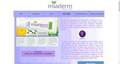 Desktop Screenshot of miaderm.com