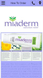 Mobile Screenshot of miaderm.com